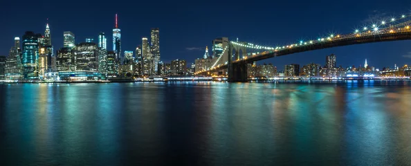 Foto op Plexiglas New York City by night © Peter