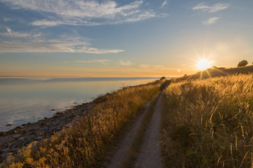 Sunset at Hindsholm Denmark