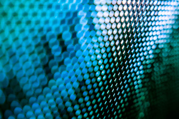 CloseUp LED blurred screen. LED soft focus background. abstract background ideal for design.