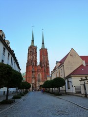Naklejka na ściany i meble Church in Wroclaw