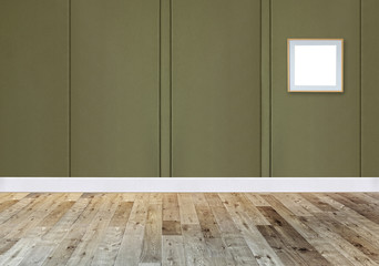 Naklejka premium bright empty interior design, stone wall. 3D illustration