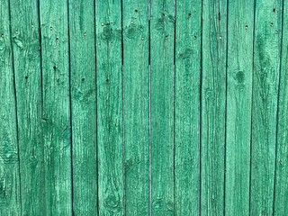 Fototapeta na wymiar Green mint painted wood board texture and background. Green mint natural wooden background. Aged wood planks pattern. Wooden surface. Horizontal timber texture. Green mint wood barn. Green mint color