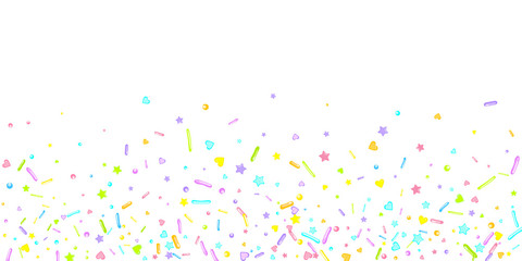 Sprinkles grainy. Cupcake dessert bakery confetti