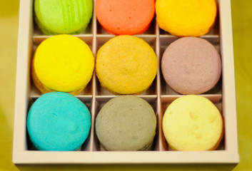 Assorted Macaroons in a Box