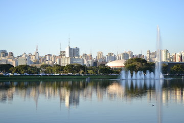 Obraz premium Miasto Sao Paulo, Brazylia, ibirapuera