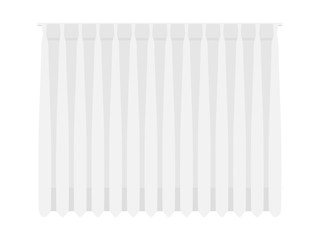 カーテンを閉じているイラスト