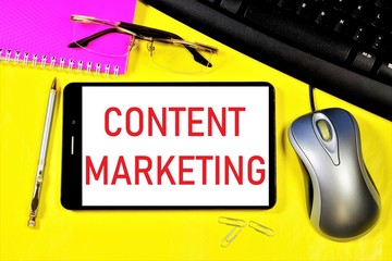Content marketing-designing and creating user interfaces on the Internet for websites, blogs,...