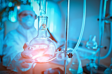 researching process in a lab