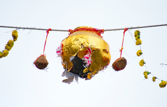 Lord Krishna birthday. Shri Krishna Janmashtami Radha Krishan Palki Dahi Handi