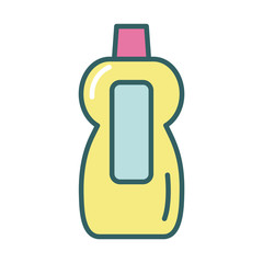 disinfectant plastic bottle product fill style