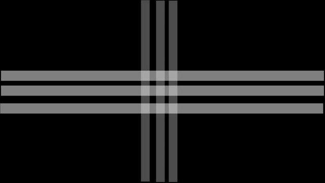 ラインアート霧が晴れる様子の動画