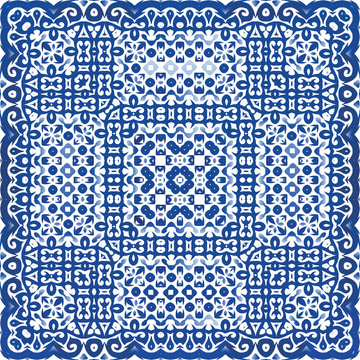 Portuguese vintage azulejo tiles.