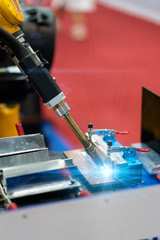 Welding precision part by mig welding process