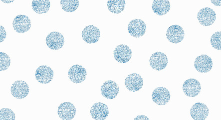 Blue polka dots watercolor background for your design, watercolor background concept, vector.