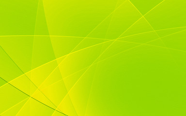 Abstract geometric green and yellow curve line gradient Background.For ecology concept design technology and modern. - obrazy, fototapety, plakaty