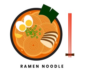 ramen noodle vector design