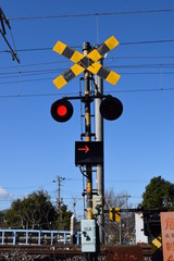 鉄道線路の踏切