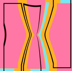 vector illustration of a fashion woman