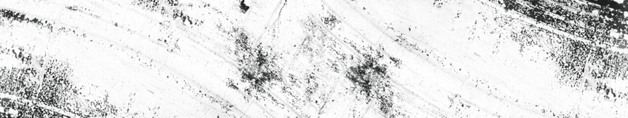 White and black background. Abstract grunge background. White website header with grunge texture.