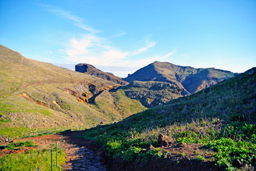 mountain landscape in the mountains Madeira