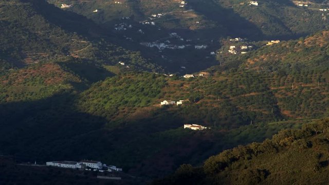 WS TU&nbsp;Comares&nbsp;village and La&nbsp;Maroma&nbsp;mountain of Sierra&nbsp;Tejeda&nbsp;range