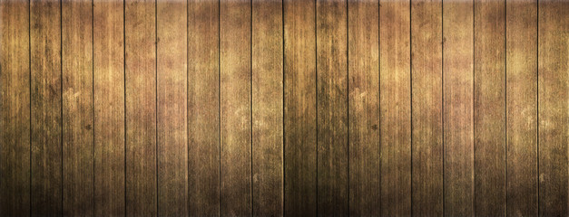 Brown natural wood wall texture and background.