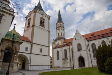 Fototapeta na wymiar Historical center of Levoca - square, Slovakia