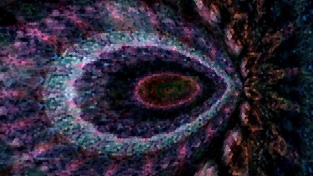 Slow Motion Dreamlike Psychedelic Blur footage background of motion surface of trendy colorful original Abstraction Art pattern flow. Moving Seamless loop psychotherapy.