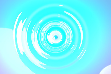 Blue vivid water drops splash texture - abstract 3D illustration