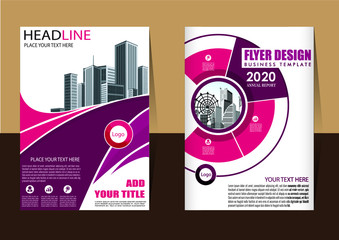 Brochure design, cover modern layout, annual report, poster, flyer in A4 with colorful triangles, geometric shapes for tech, science, market with light background