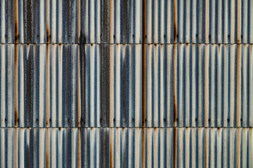 Rostiges Wellblechprofil