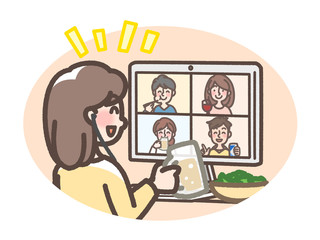 リモート飲み会　オンラインオフ会　など