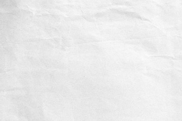Fototapeta premium Crumpled white paper background texture