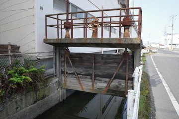 日本の岡山の古くて美しい建物