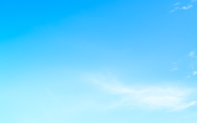 blue sky with beautiful natural white clouds	
