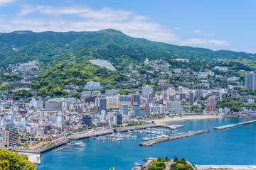 静岡県熱海市の街並み