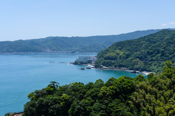 Fototapeta premium 静岡県熱海市の街並み