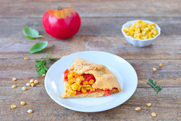 Tomaten-Mais-Galette