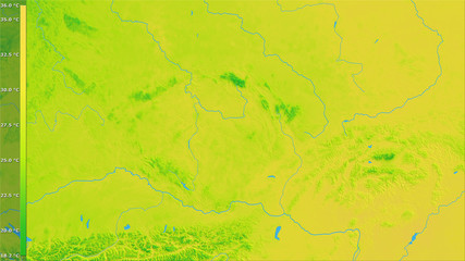 Czech Republic, annual range - raw data