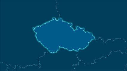 Czech Republic, solid - light glow