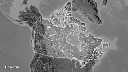 Canada, bilevel elevation - composition