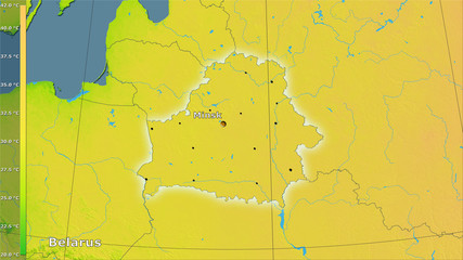 Belarus, annual range - composition