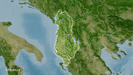 Albania, satellite B - composition