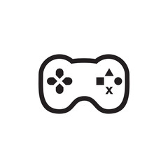 joystick gamer logo design template