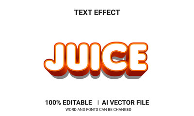 Editable text effects-Juice text effects