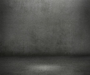 Empty top of  stone ground on concrete wall background texture grunge and surface with space or display for add text or image and product. Loft style interior design.