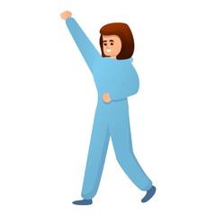 Pajama party icon. Cartoon of pajama party vector icon for web design isolated on white background