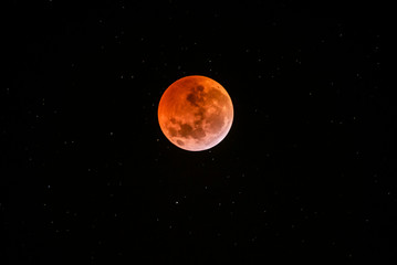 Obraz na płótnie Canvas Eclipse of the moon