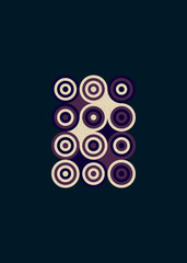 Colour Dots Universe Logo art design illustration