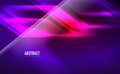 Fototapeta premium Dynamic neon shiny abstract background. Trendy abstract layout template for business or technology presentation, internet poster or web brochure cover, wallpaper